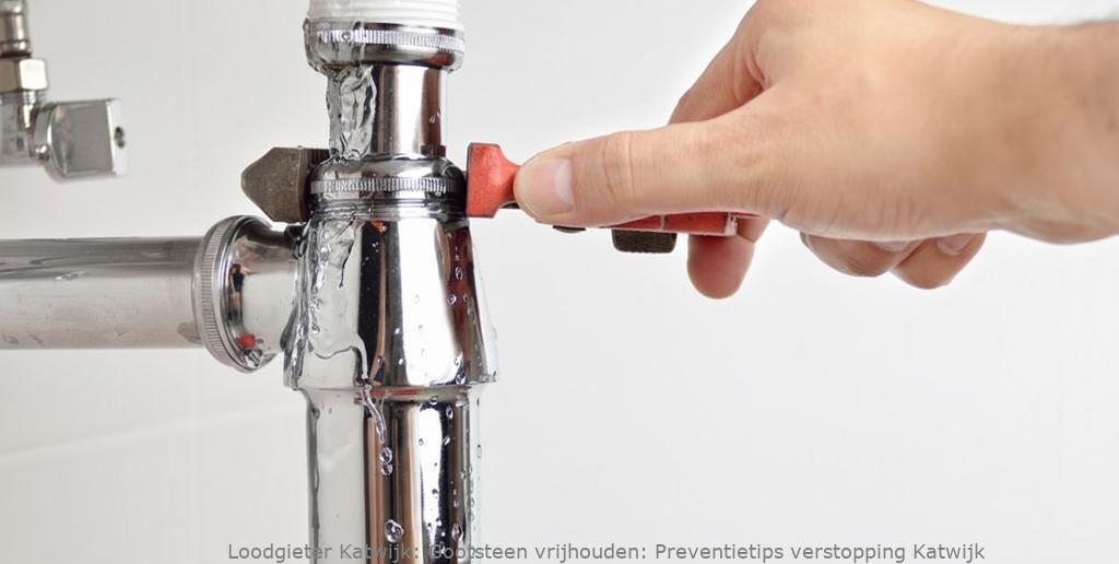 Gootsteen Preventietips Verstopping Katwijk